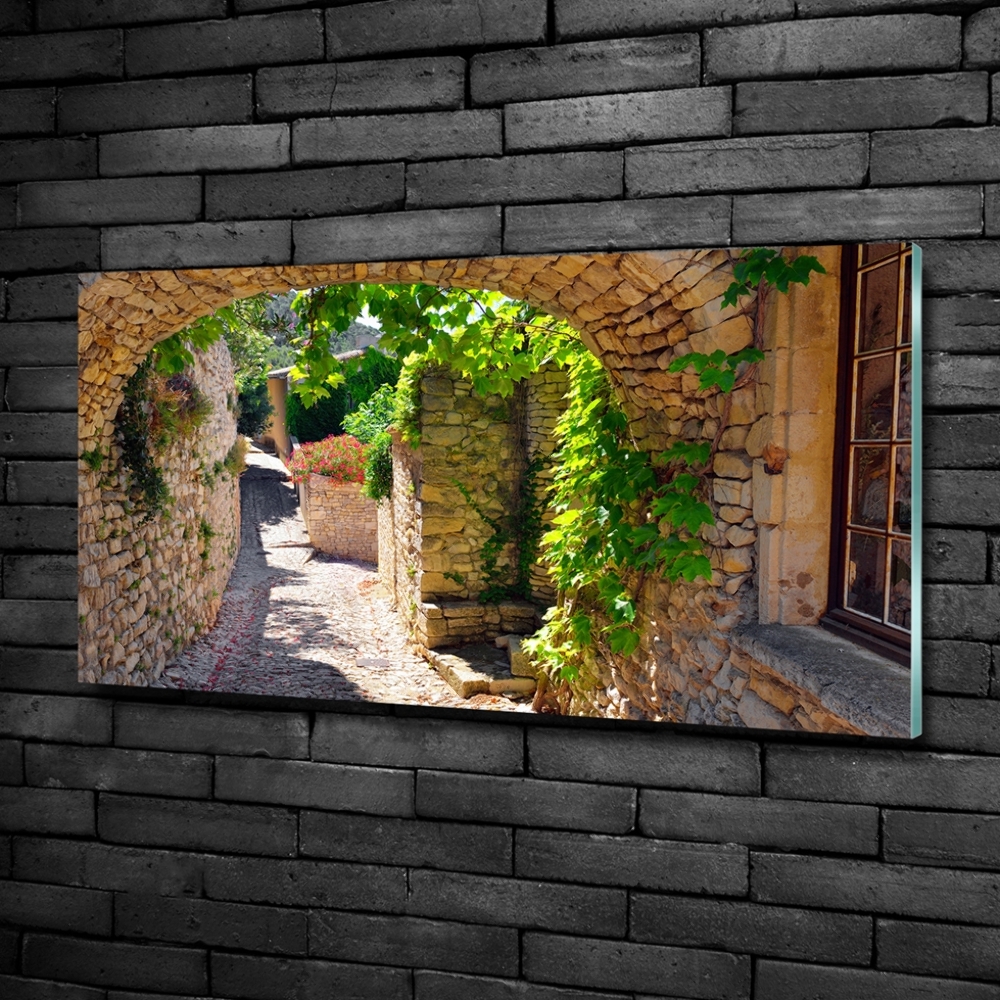 Tableau photo sur verre Charmante ruelle