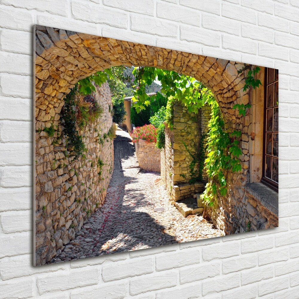 Tableau photo sur verre Charmante ruelle