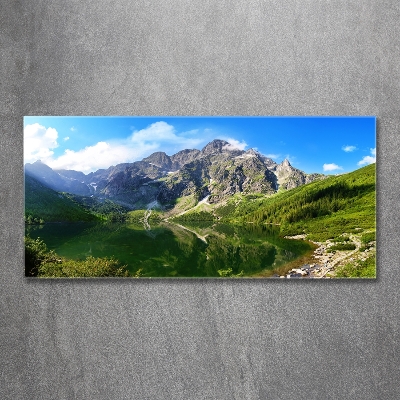 Tableau sur verre Oeil moral Tatras