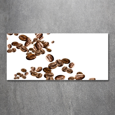 Tableau photo sur verre Grains de café