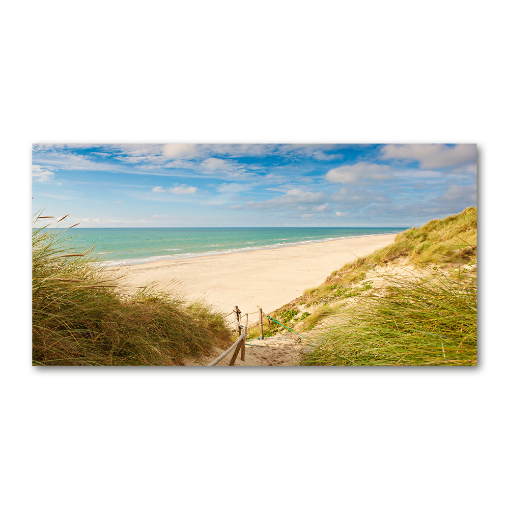 Tableau imprimé sur verre Dunes de mer