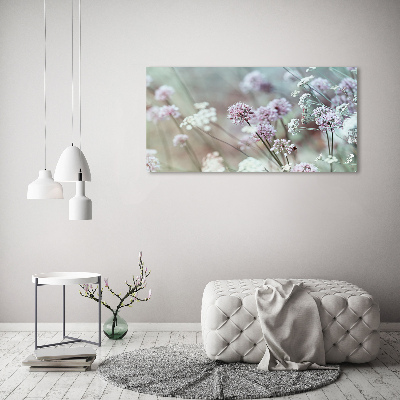 Tableau sur verre Fleurs sauvages