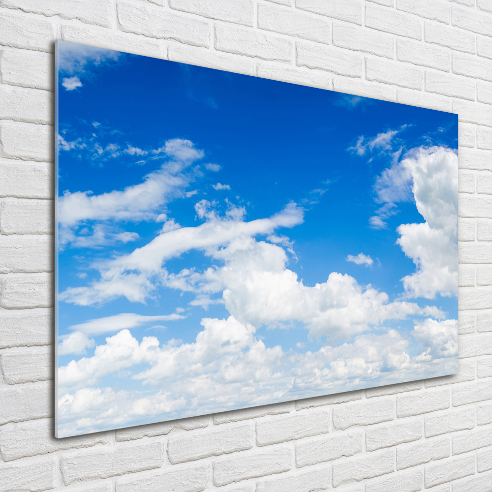 Tableau en verre Nuages dans le ciel