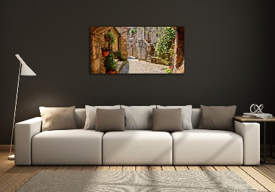 Tableau imprimé sur verre Ruelle de charme