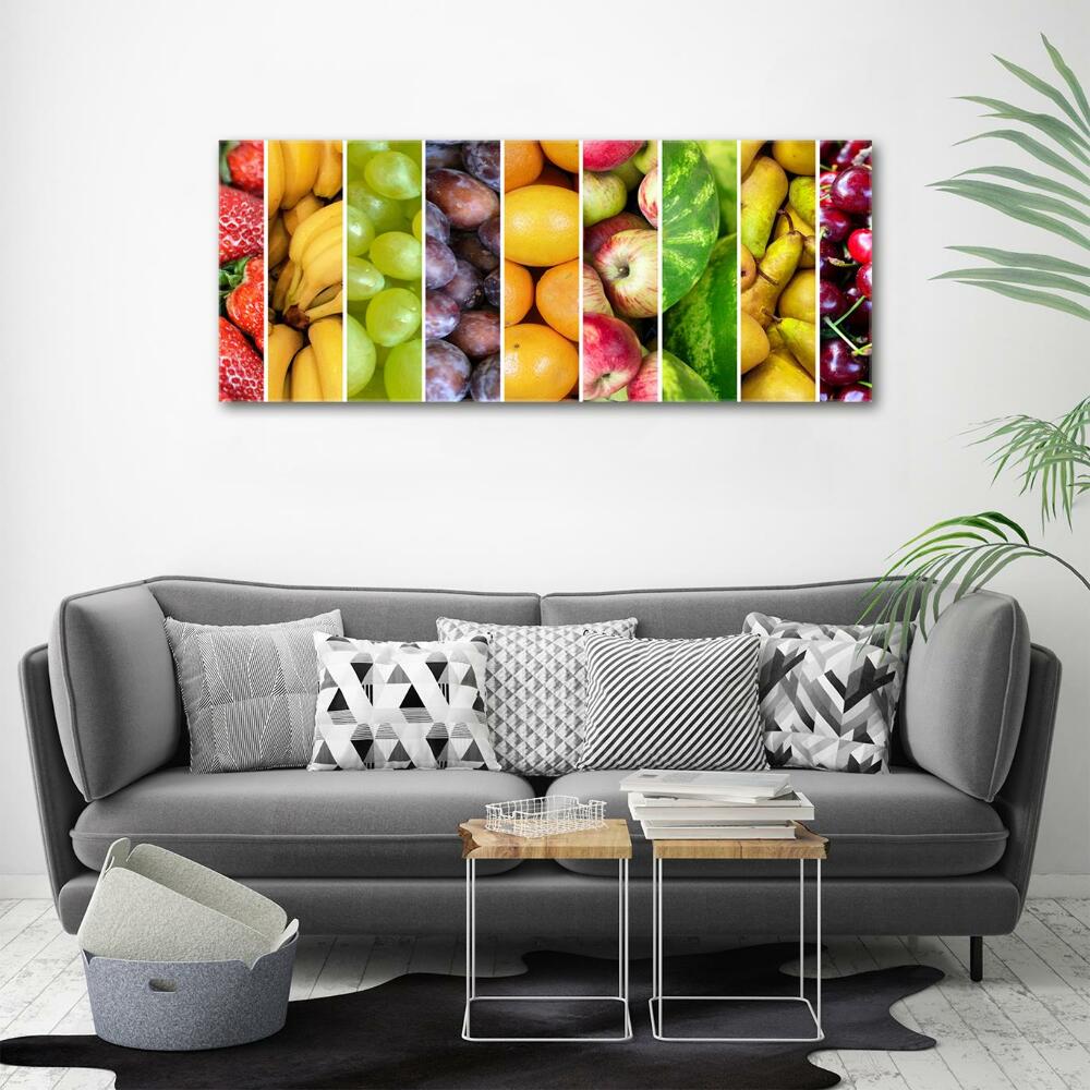 Tableau en verre Fruits