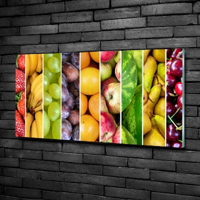 Tableau en verre Fruits