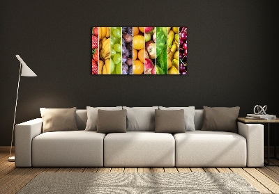 Tableau en verre Fruits