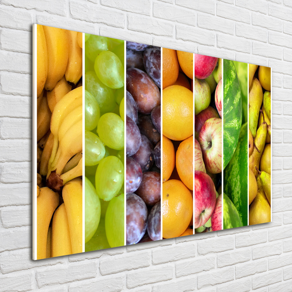 Tableau en verre Fruits