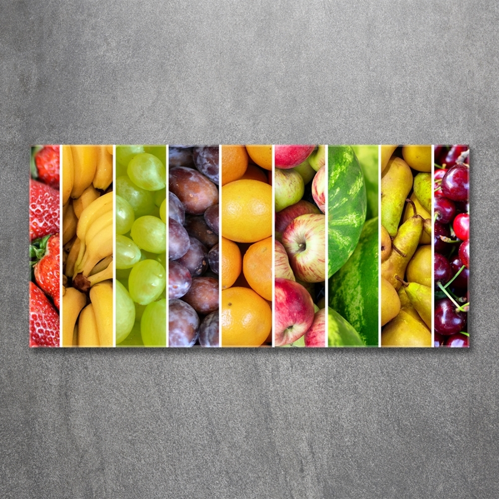 Tableau en verre Fruits