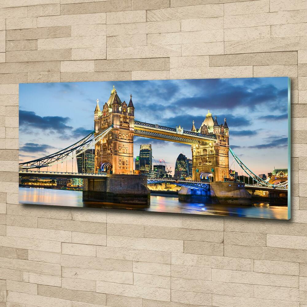 Tableau imprimé sur verre Tower Bridge Londres