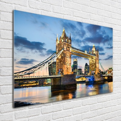 Tableau imprimé sur verre Tower Bridge Londres