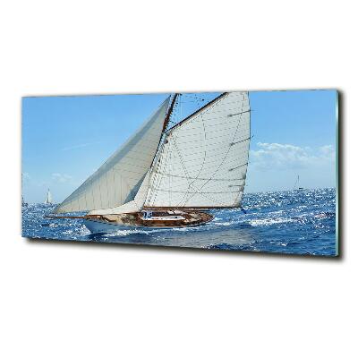 Tableau sur verre Yacht