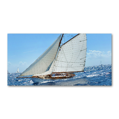 Tableau sur verre Yacht