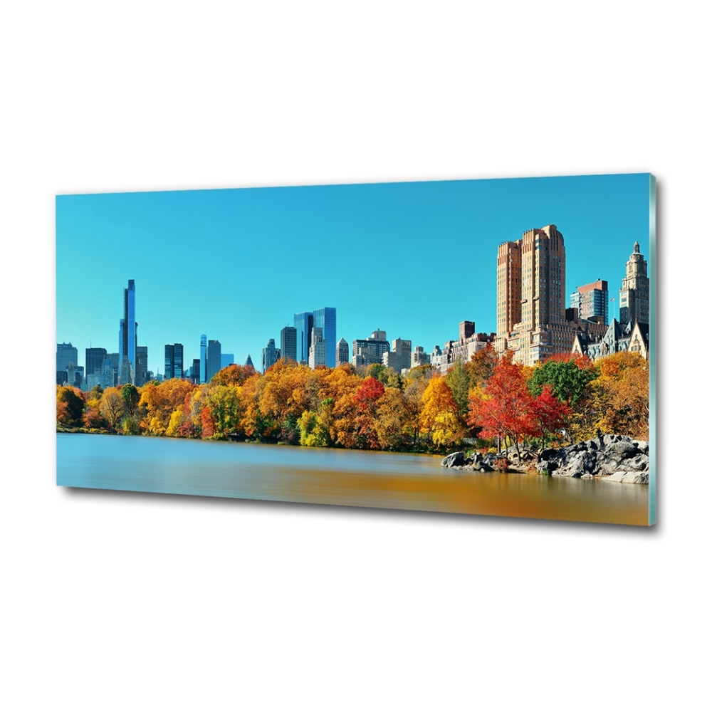 Tableau en verre New York City en automne