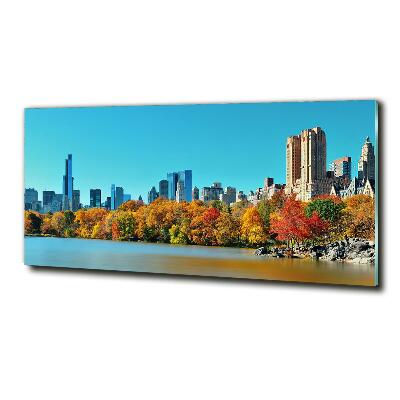 Tableau en verre New York City en automne