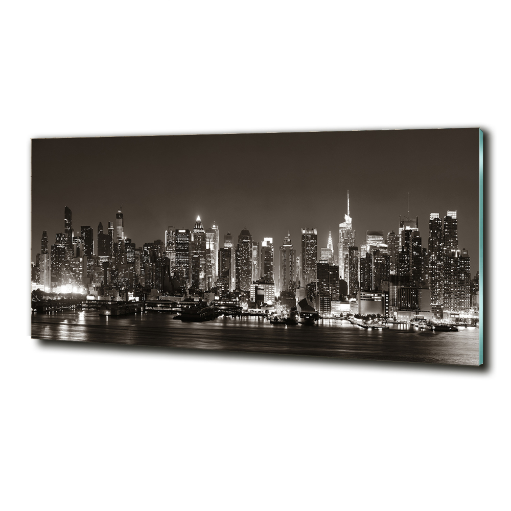 Tableau sur verre Manhattan NY