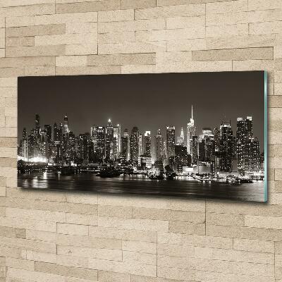 Tableau sur verre Manhattan NY