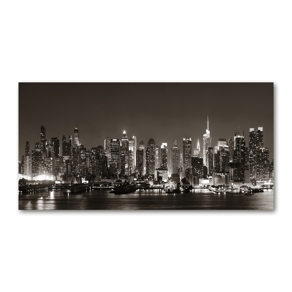 Tableau sur verre Manhattan NY