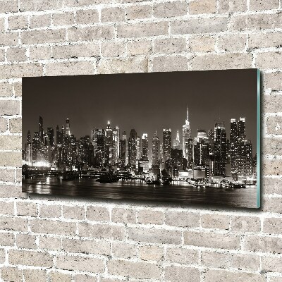 Tableau sur verre Manhattan NY