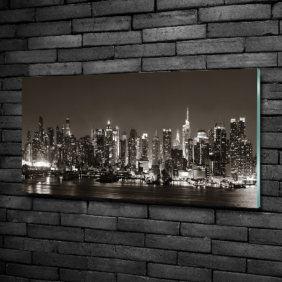 Tableau sur verre Manhattan NY