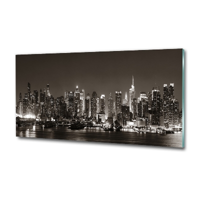 Tableau sur verre Manhattan NY