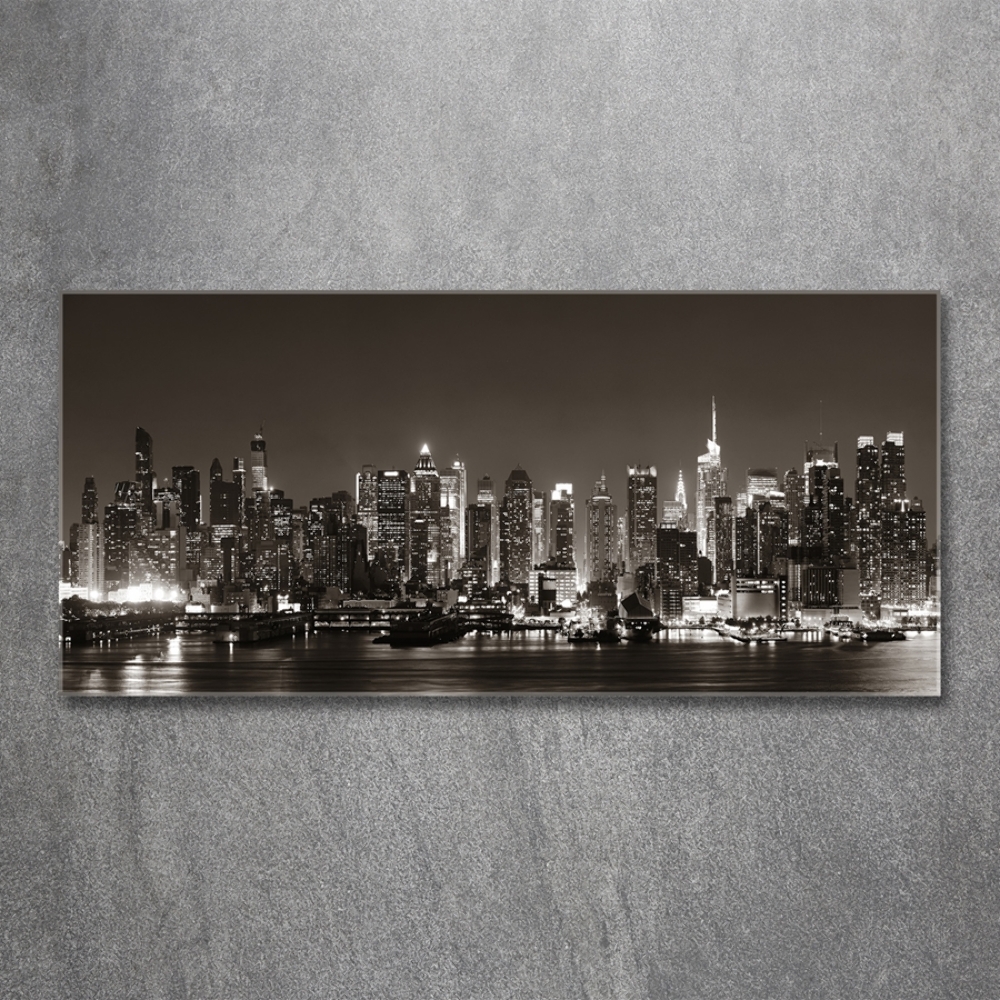 Tableau sur verre Manhattan NY