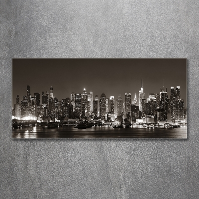 Tableau sur verre Manhattan NY