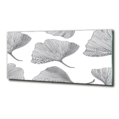 Tableau sur verre Ginkgo