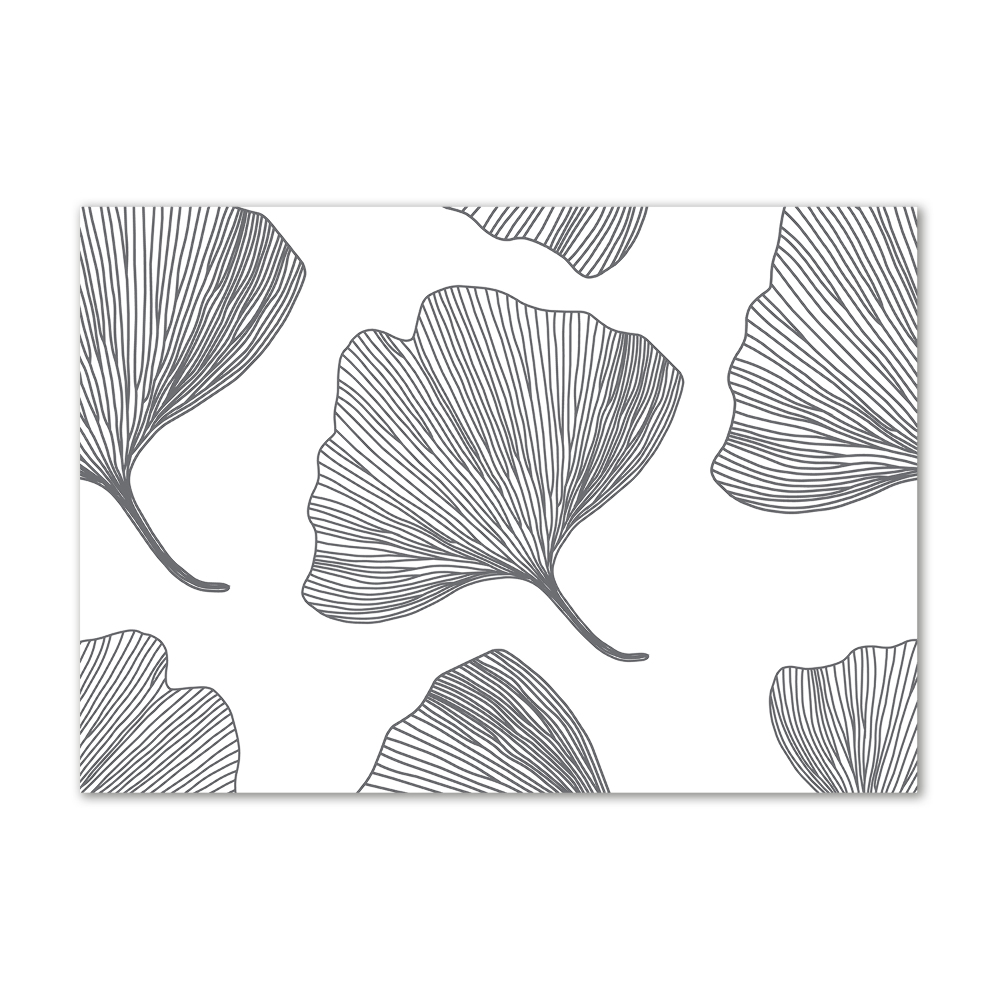 Tableau sur verre Ginkgo