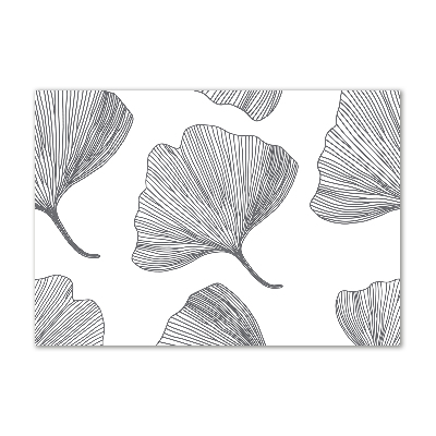 Tableau sur verre Ginkgo