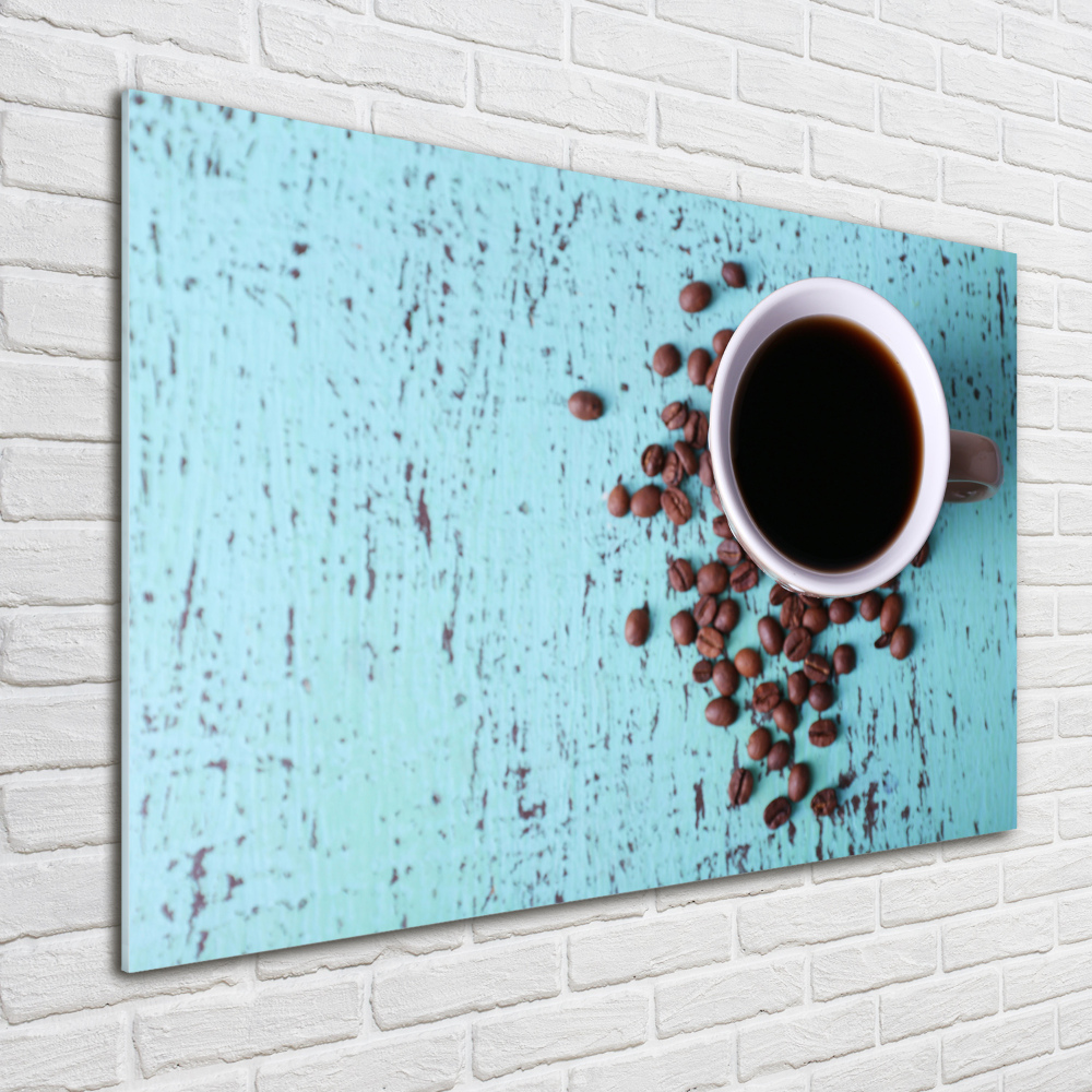 Tableau sur verre Café noir