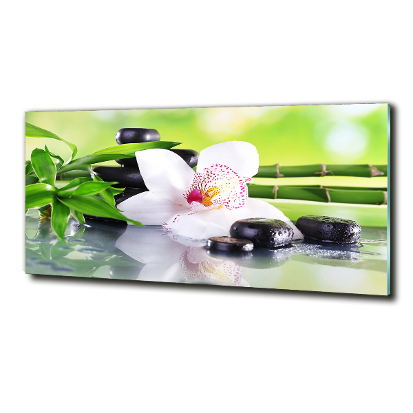 Tableau imprimé sur verre Orchidée