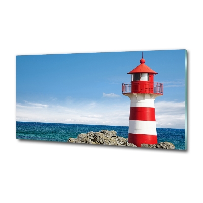 Tableau en verre Phare