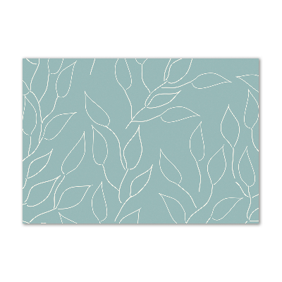 Tableau sur verre Motif de feuilles