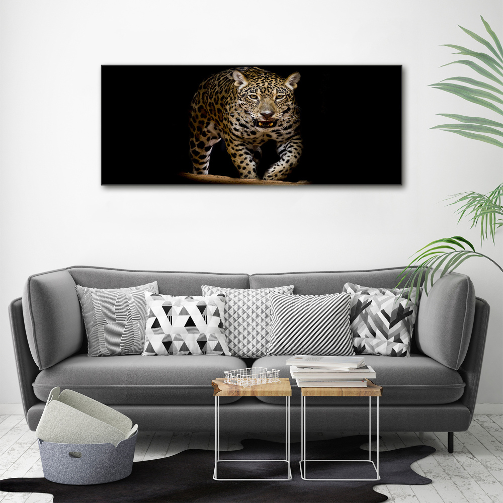 Tableau photo sur verre Jaguar