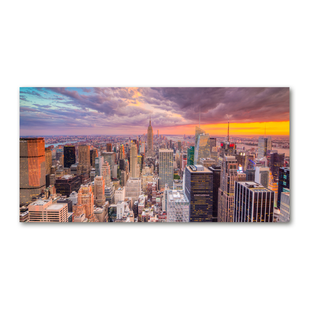 Tableau photo sur verre New York