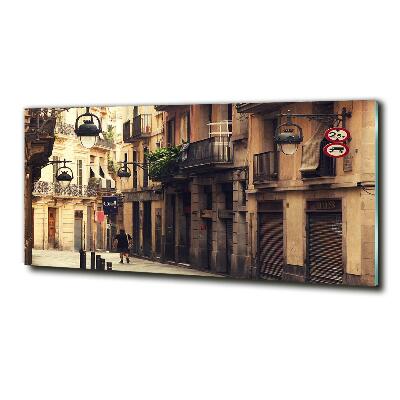 Tableau imprimé sur verre Les rues de Barcelone