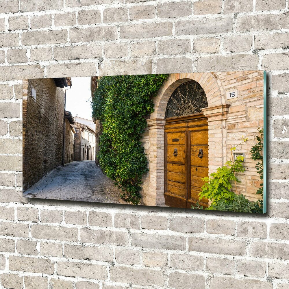 Tableau verre imprimé Couloir de charme