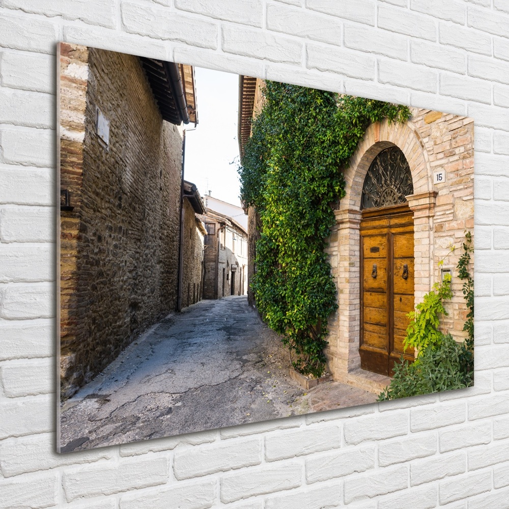 Tableau verre imprimé Couloir de charme