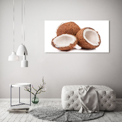 Tableau sur verre Noix de coco