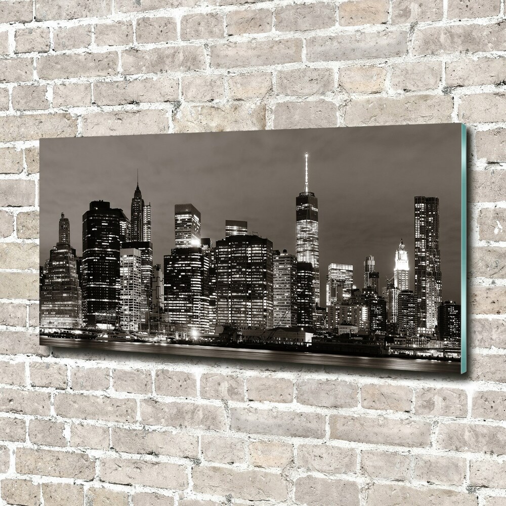 Tableau photo sur verre Manhattan NY