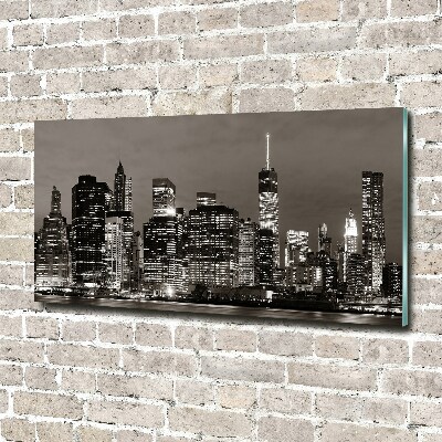 Tableau photo sur verre Manhattan NY