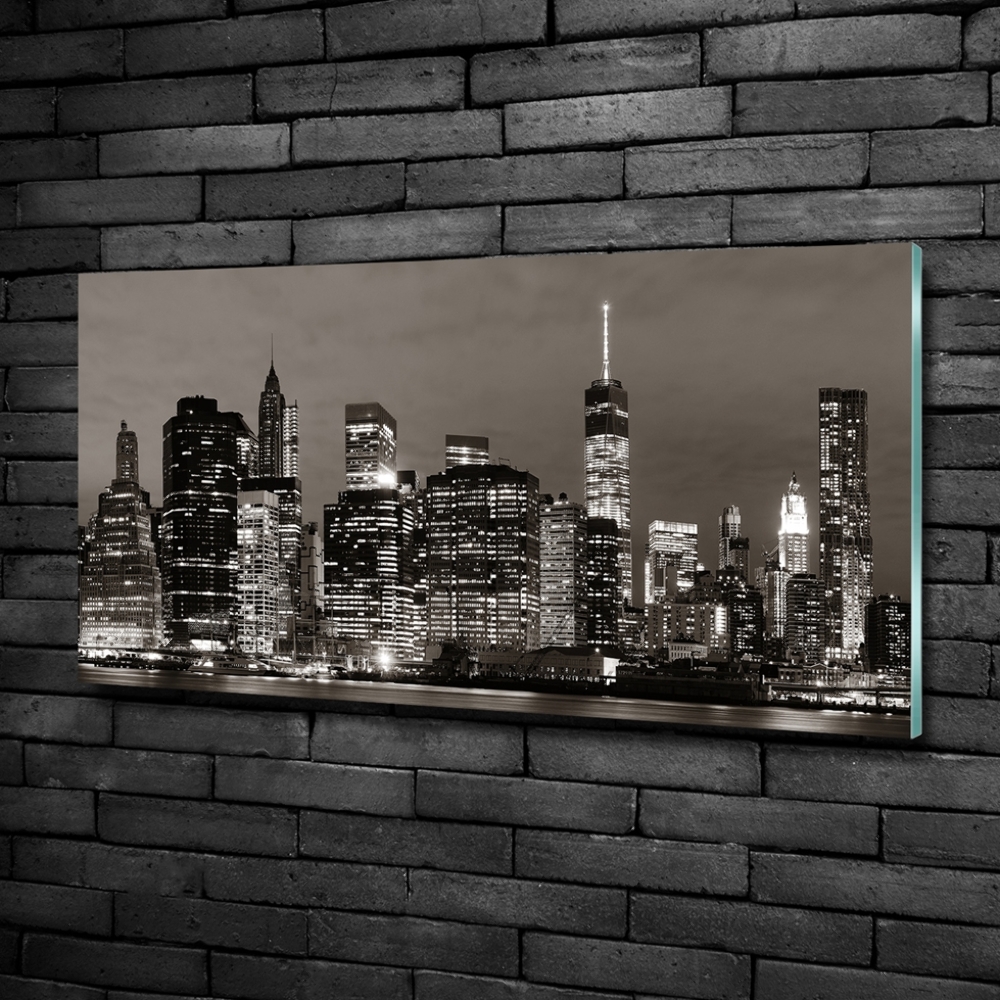 Tableau photo sur verre Manhattan NY