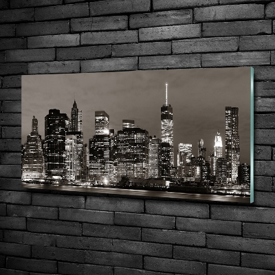 Tableau photo sur verre Manhattan NY