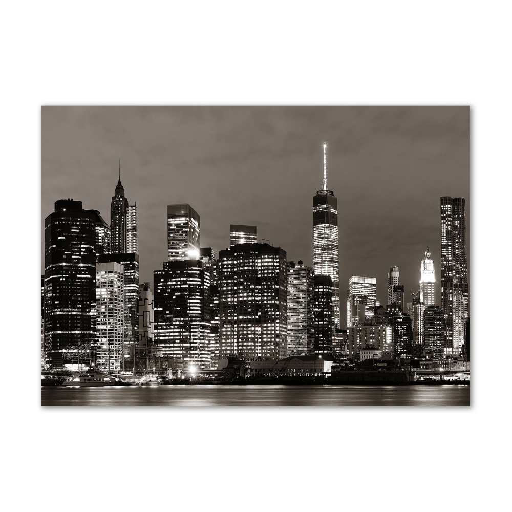 Tableau photo sur verre Manhattan NY