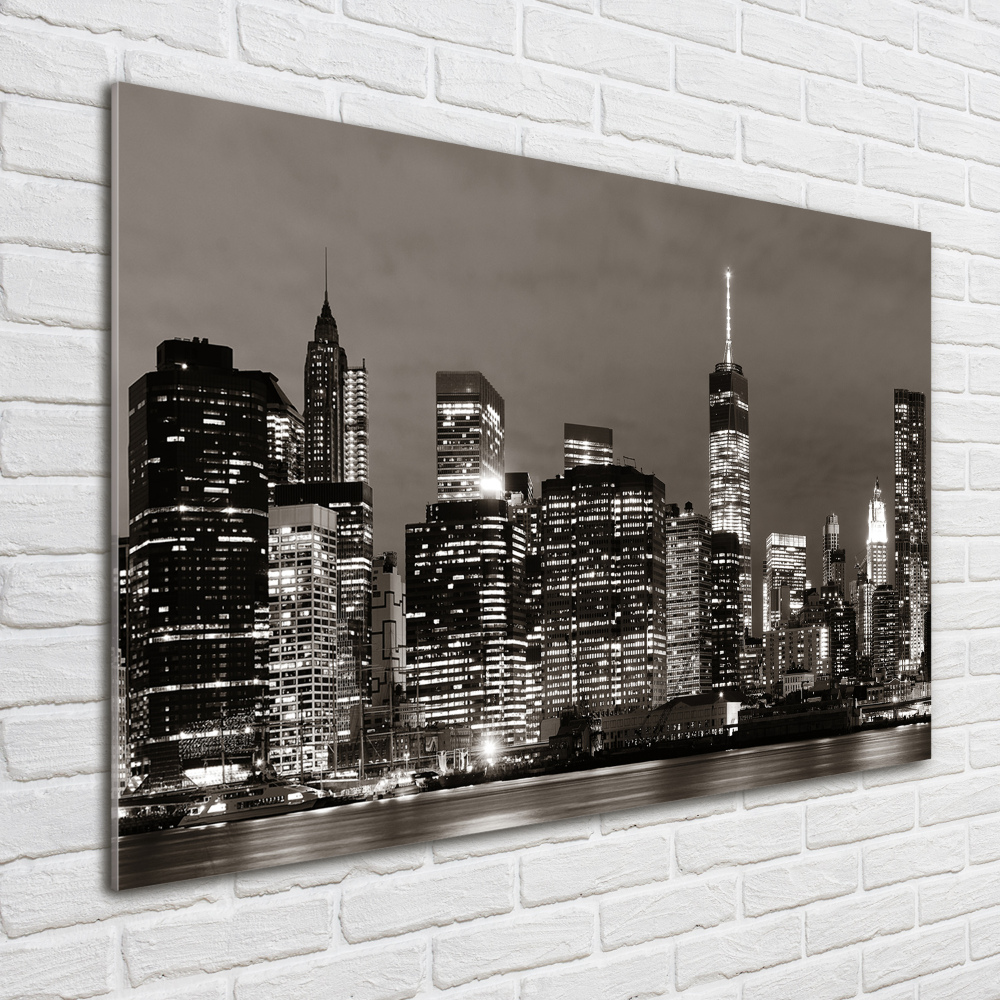 Tableau photo sur verre Manhattan NY