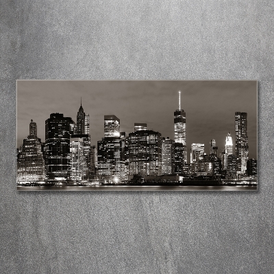 Tableau photo sur verre Manhattan NY