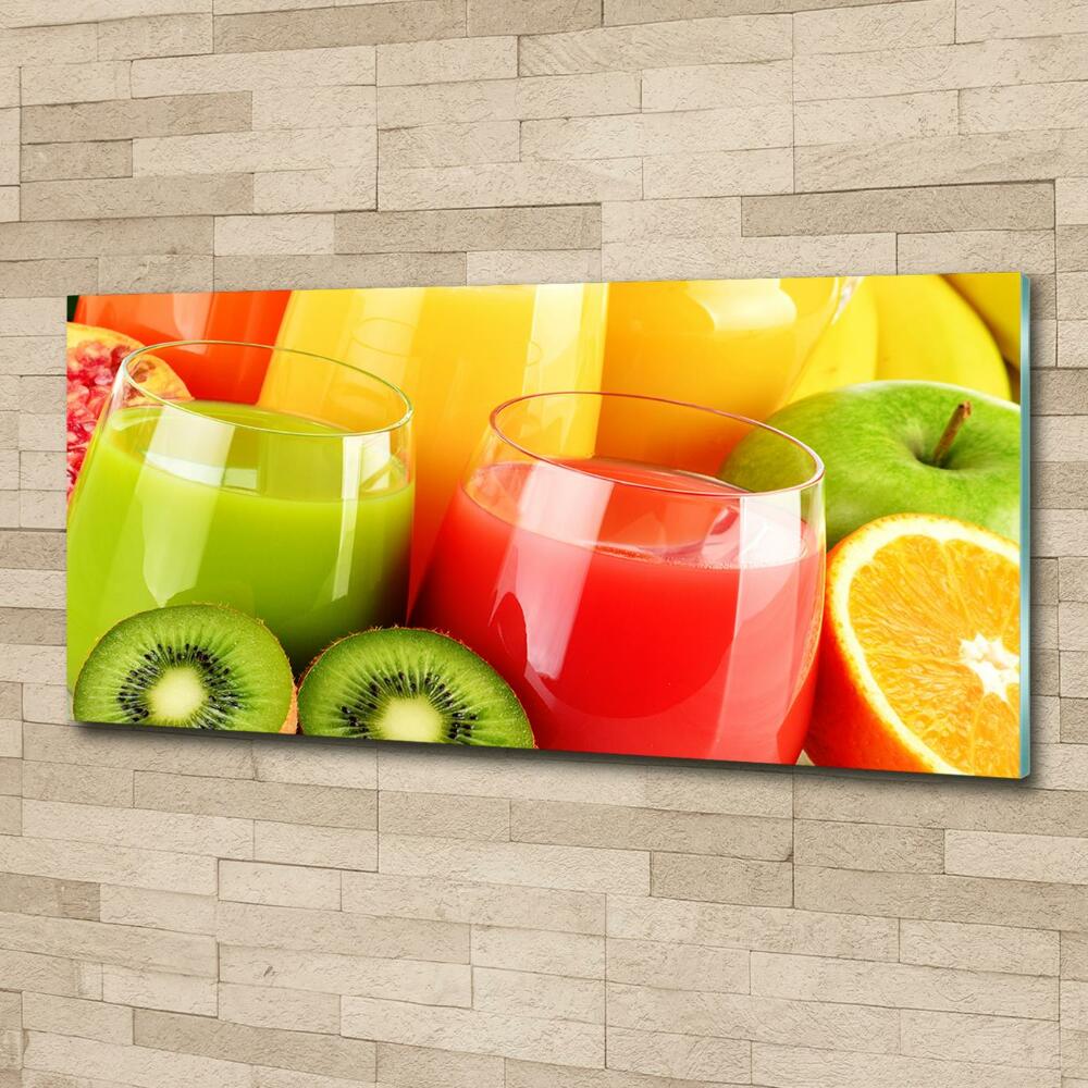 Tableau photo sur verre Jus de fruits