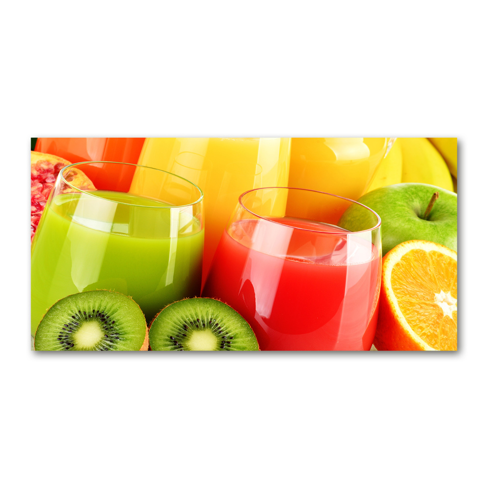 Tableau photo sur verre Jus de fruits