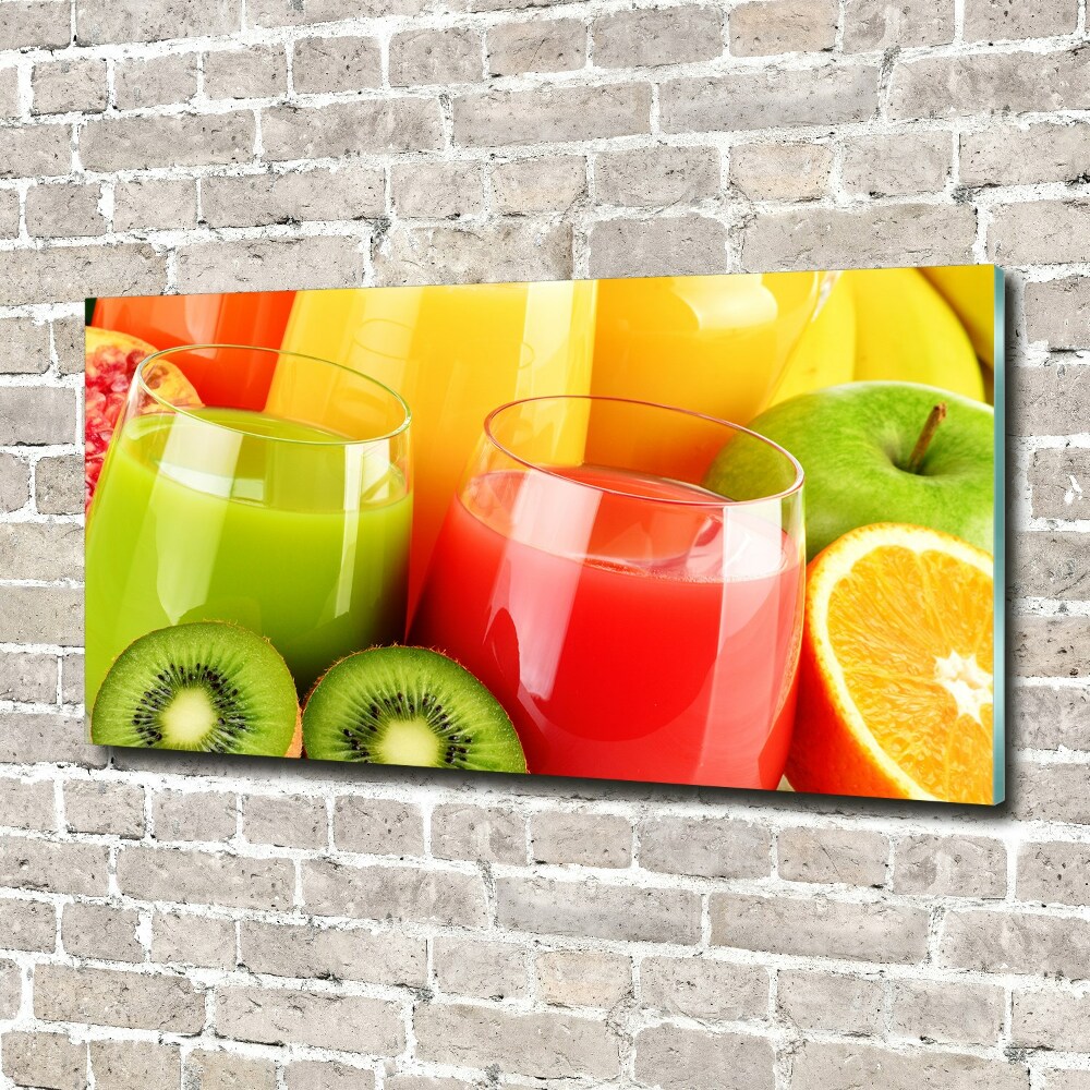 Tableau photo sur verre Jus de fruits